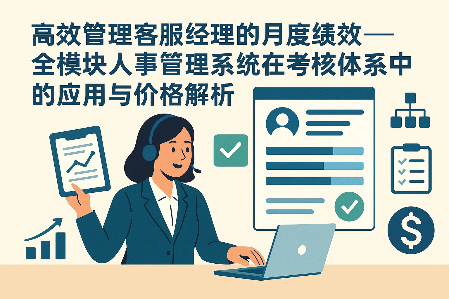 高效管理客服经理的月度绩效——全模块人事管理系统在考核体系中的应用与价格解析