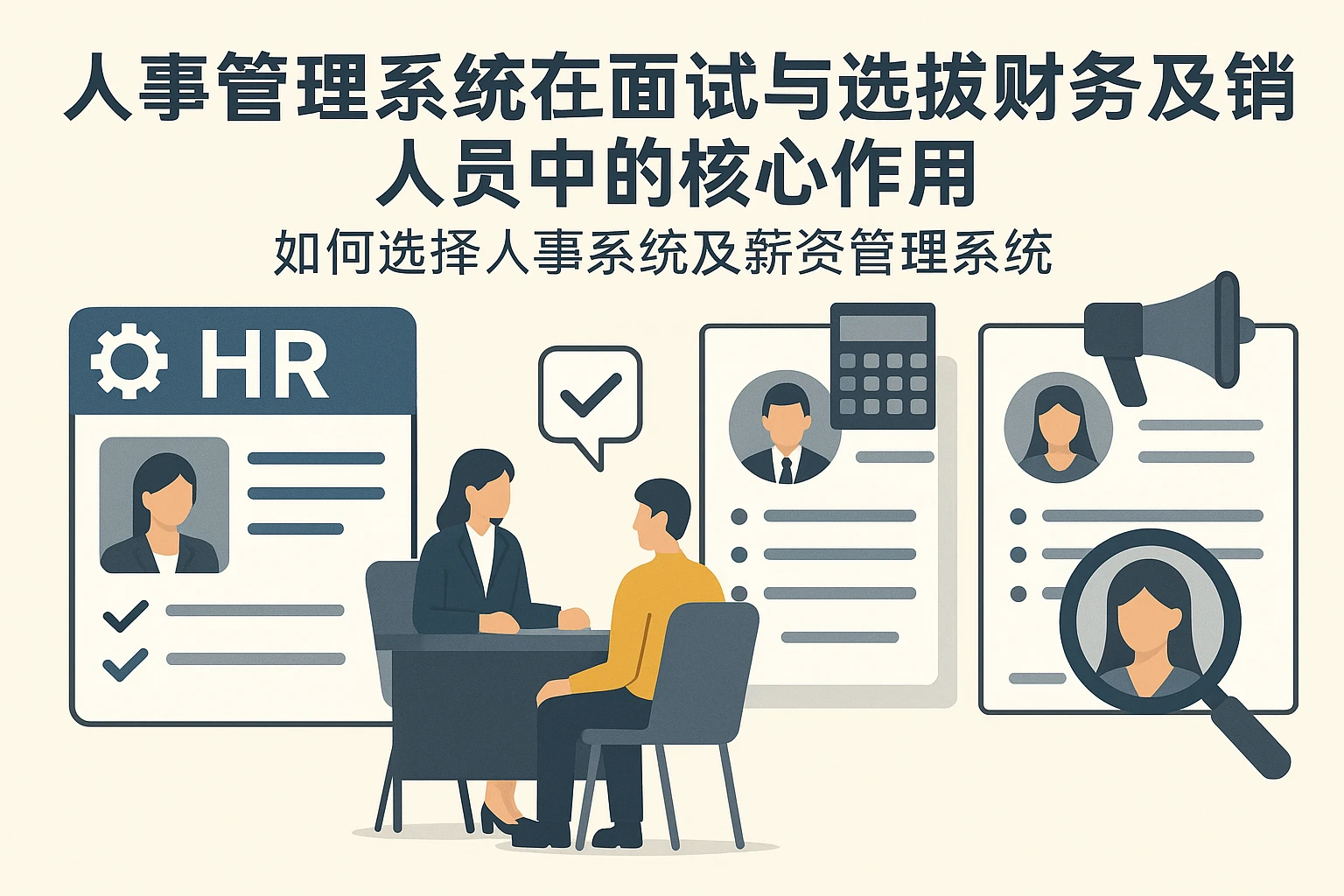 人事管理系统在面试与选拔财务及销售人员中的核心作用——如何选择人事系统及薪资管理系统