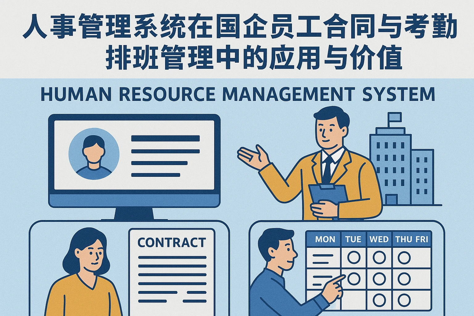 人事管理系统在国企员工合同与考勤排班管理中的应用与价值