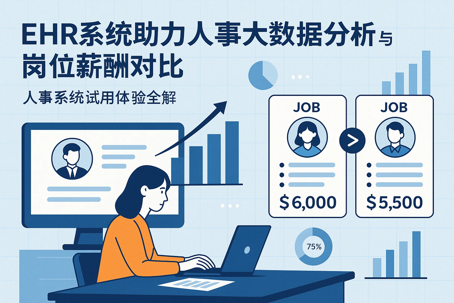 EHR系统助力人事大数据分析与岗位薪酬对比——人事系统试用体验全解