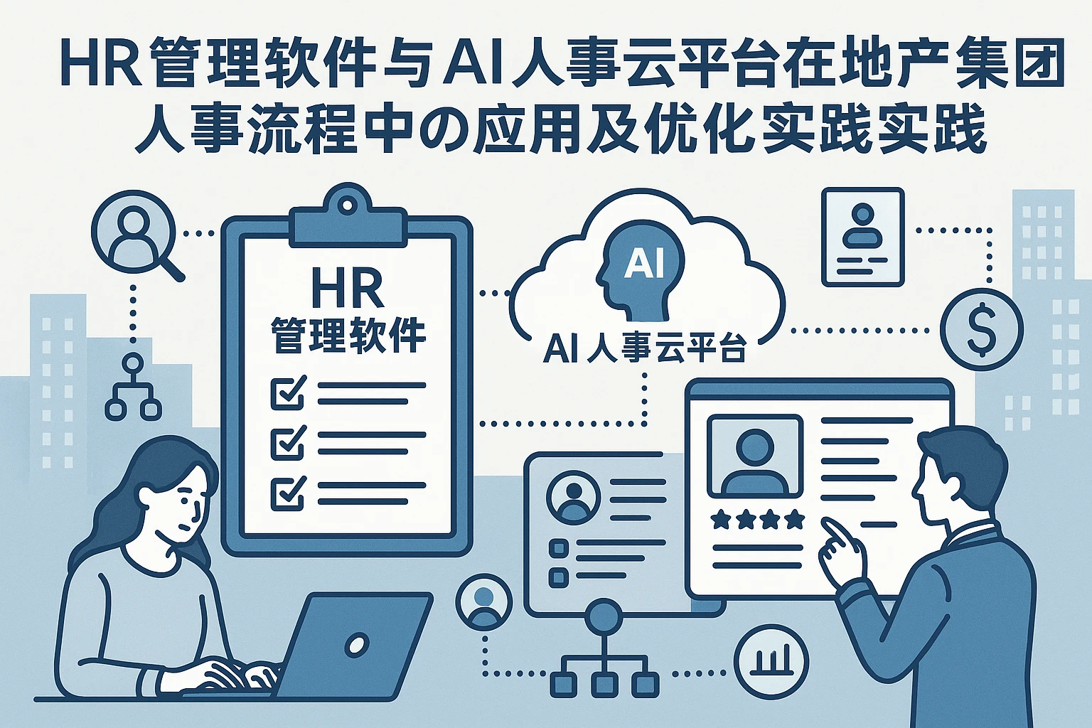 HR管理软件与AI人事云平台在地产集团人事流程中的应用与优化实践