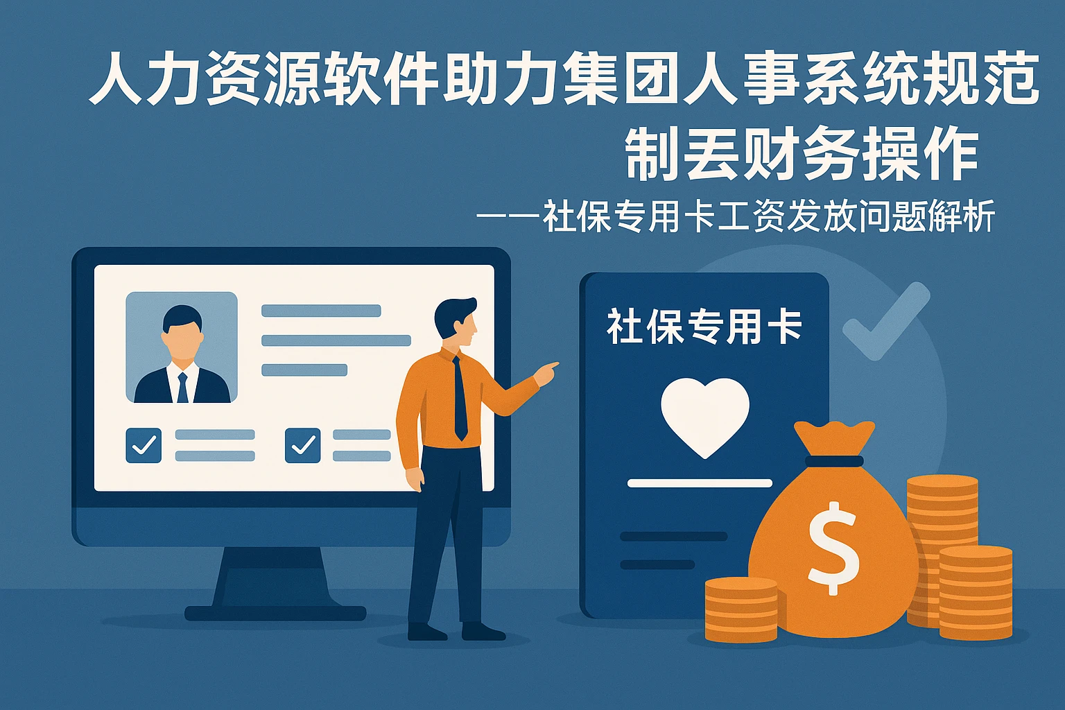 人力资源软件助力集团人事系统规范财务操作——社保专用卡工资发放问题解析