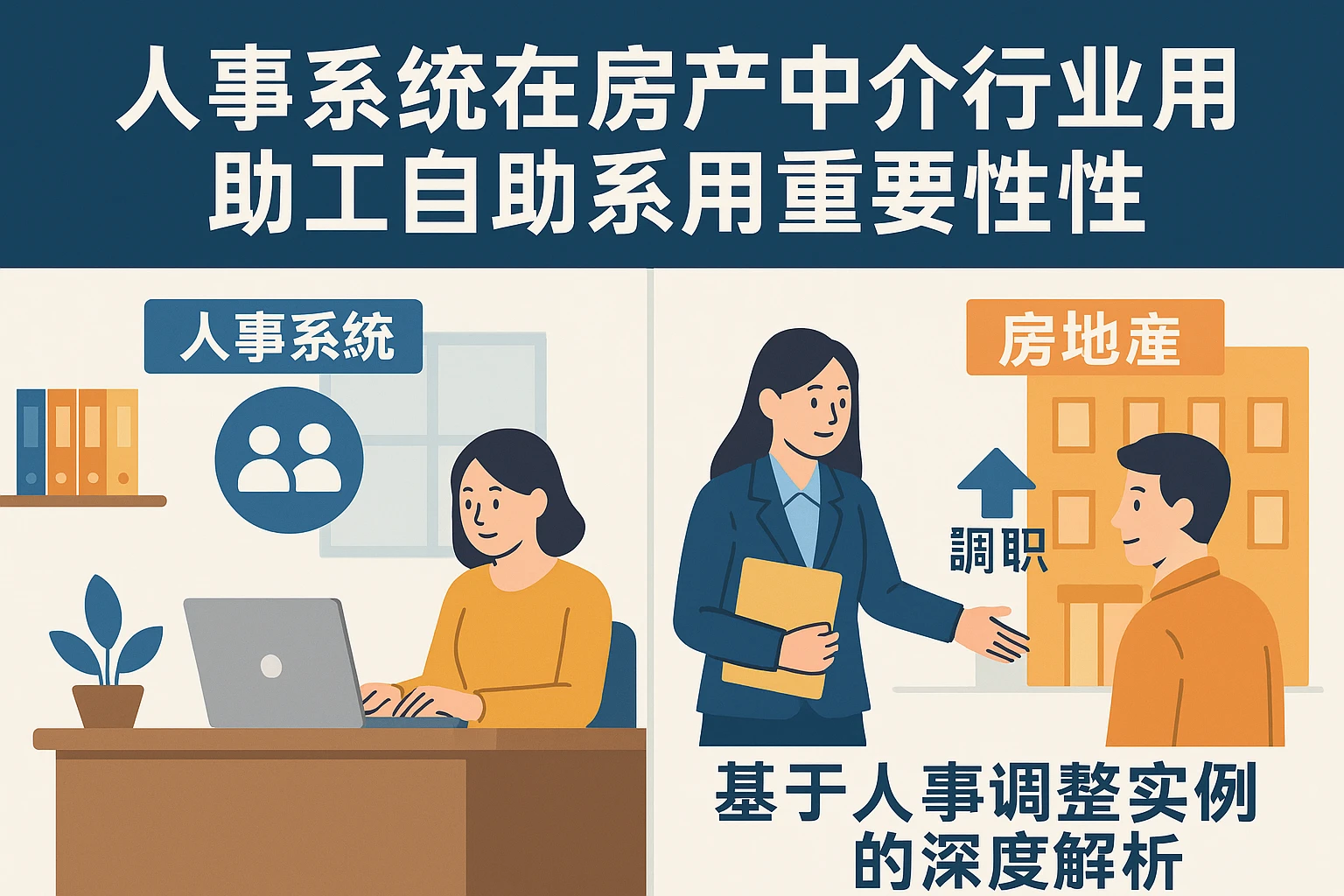 人事系统在房产中介行业的应用与员工自助系统的重要性——基于人事调整实例的深度解析