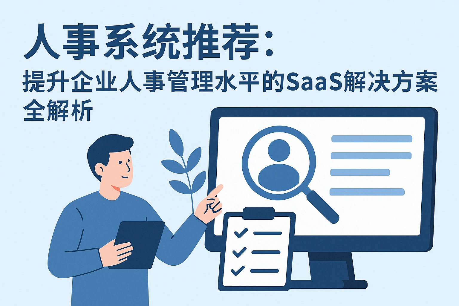 人事系统推荐：提升企业人事管理水平的SaaS解决方案全解析