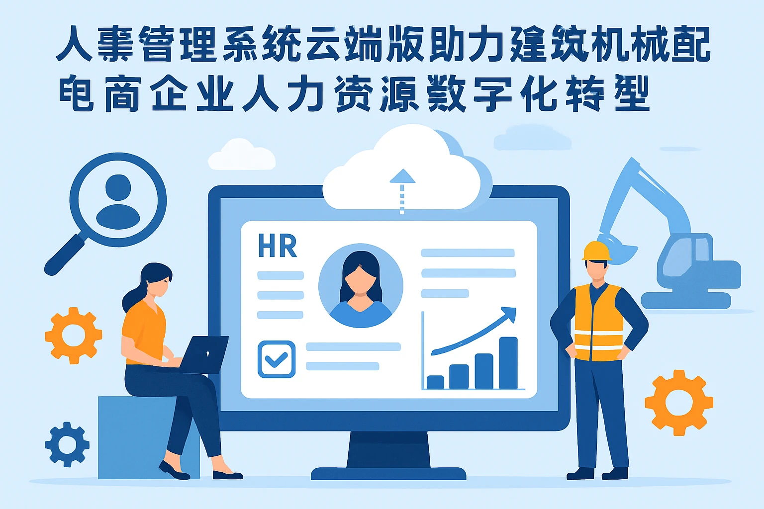 人事管理系统云端版助力建筑机械配件电商企业人力资源数字化转型