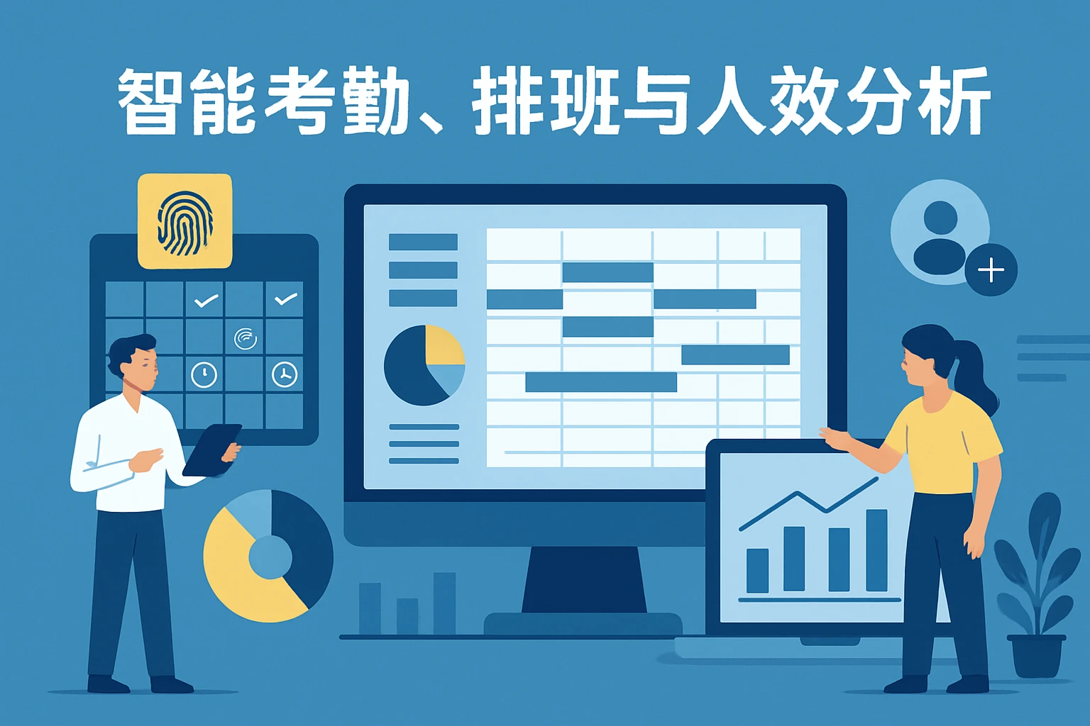 智能考勤、排班与人效分析