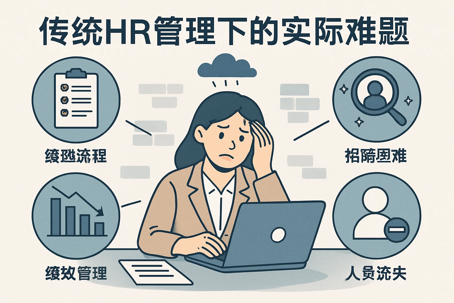 传统HR管理下的实际难题
