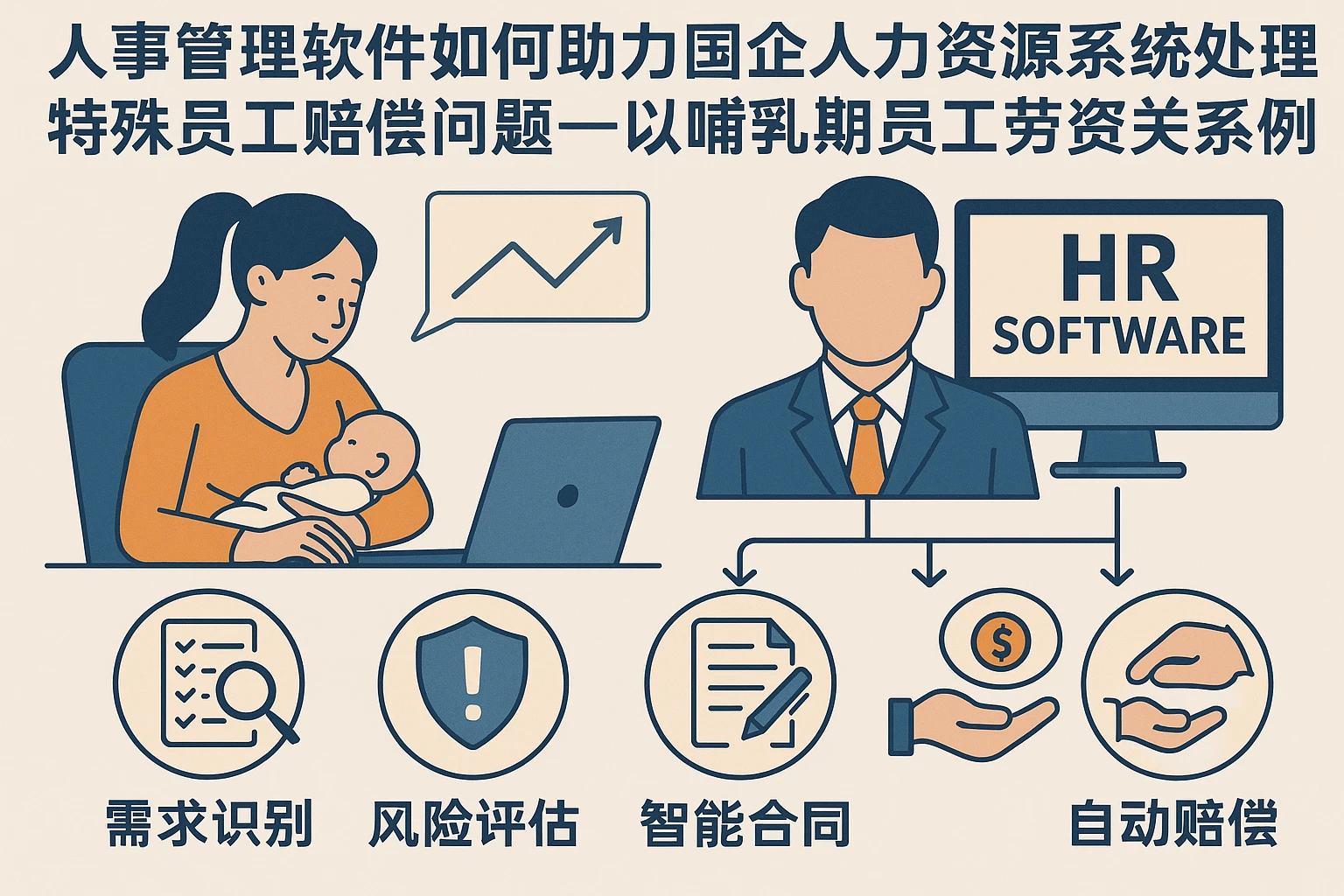 人事管理软件如何助力国企人力资源系统处理特殊员工赔偿问题——以哺乳期员工劳资关系为例