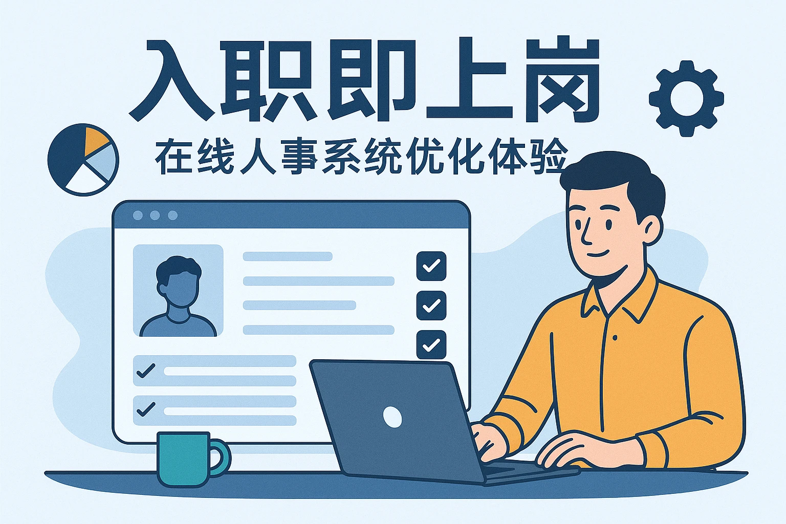 入职即上岗：在线人事系统优化体验