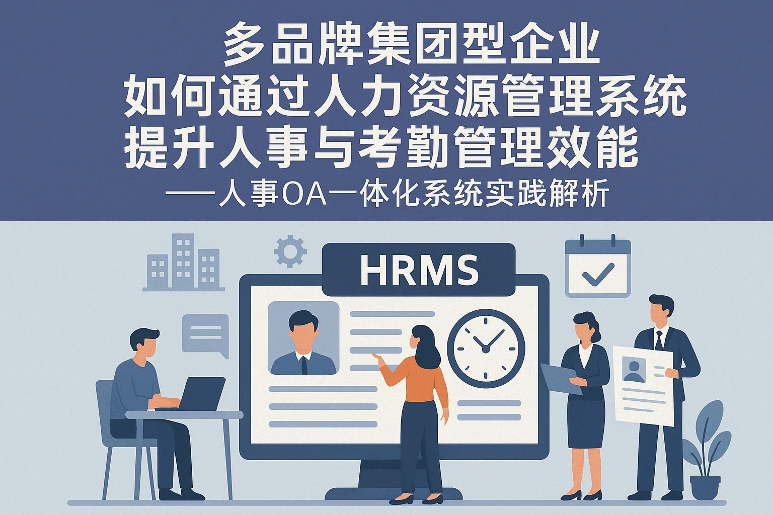 多品牌集团型企业如何通过人力资源管理系统提升人事与考勤管理效能——人事OA一体化系统实践解析