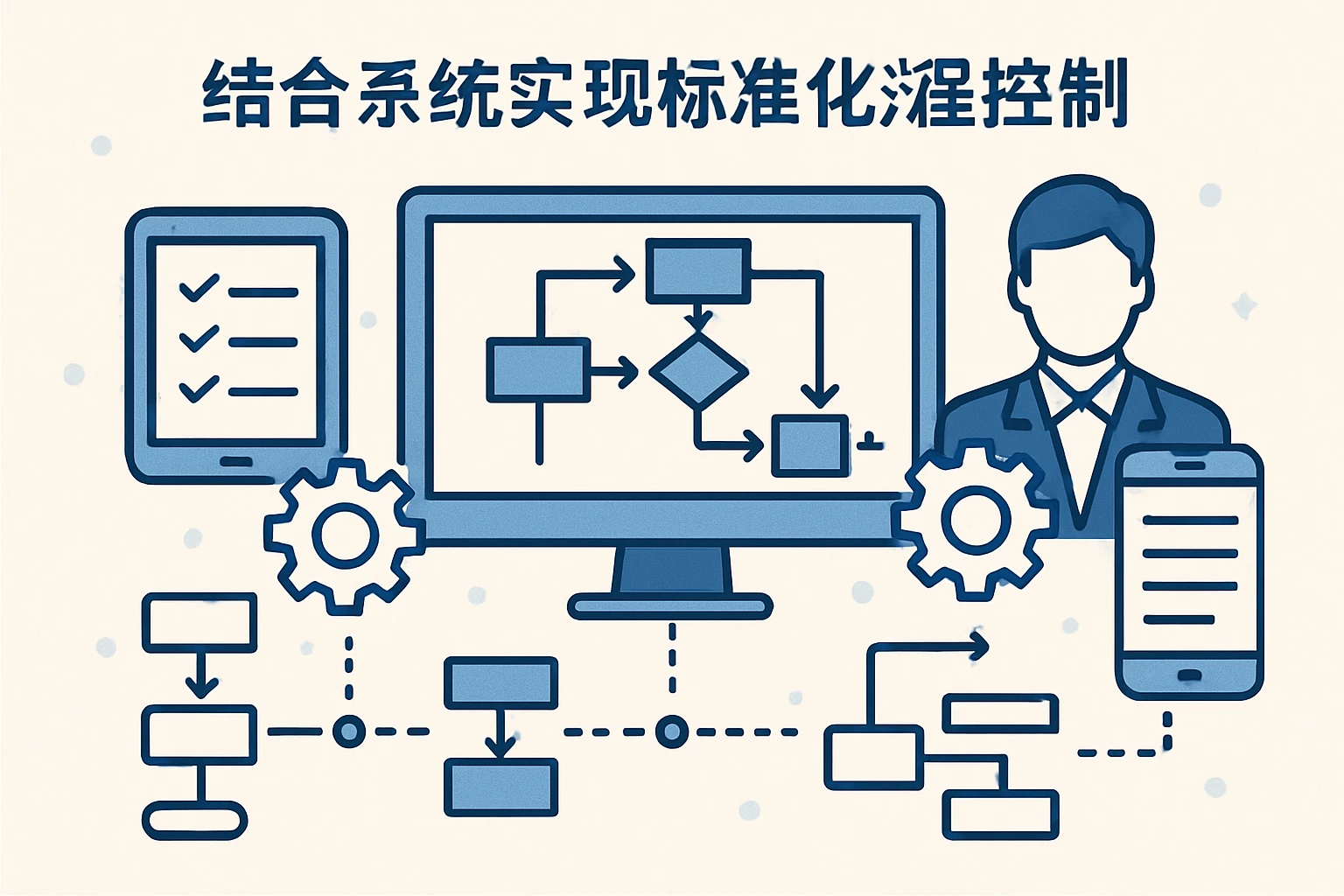 结合系统实现标准化流程控制