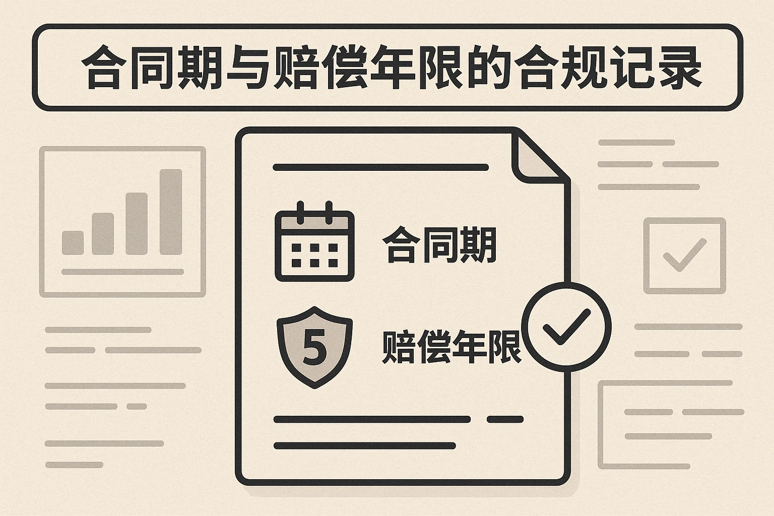合同期与赔偿年限的合规记录
