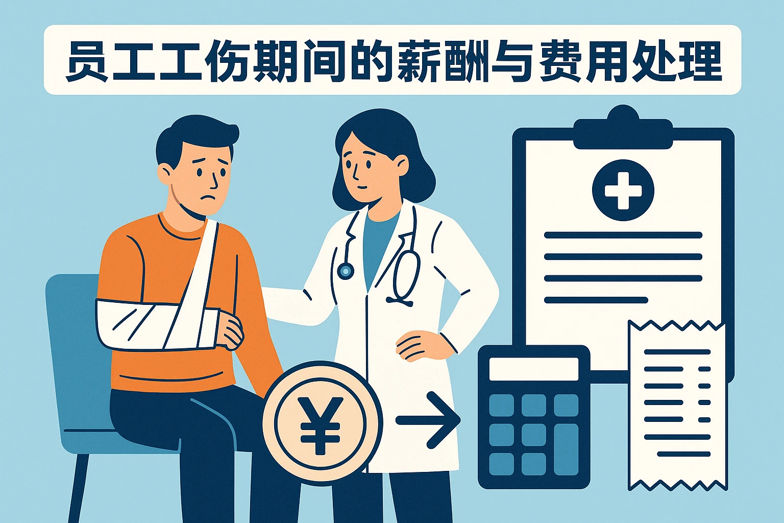 员工工伤期间的薪酬与费用处理