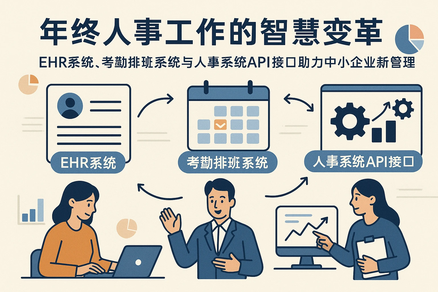 年终人事工作的智慧变革：EHR系统、考勤排班系统与人事系统API接口助力中小企业创新管理