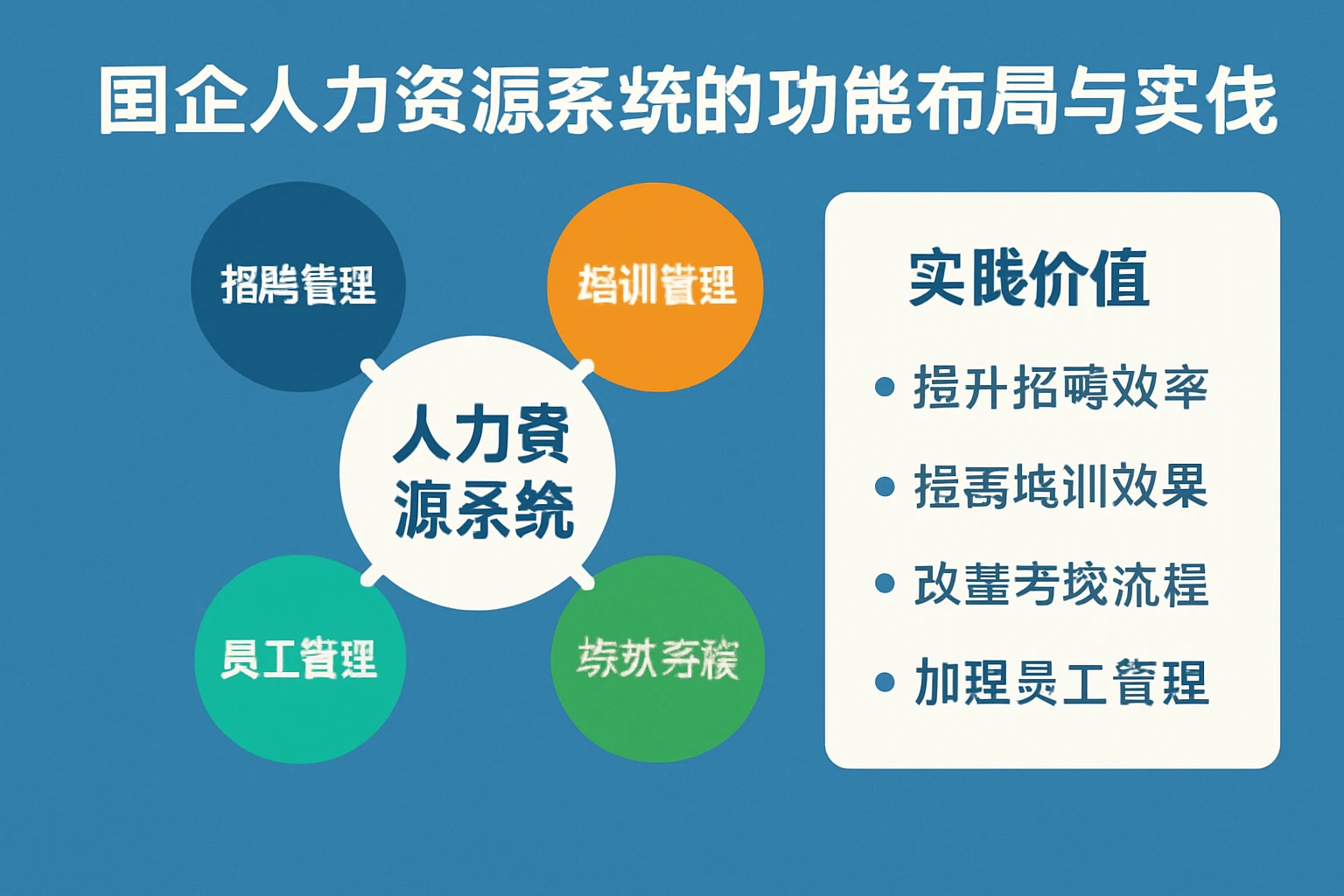 国企人力资源系统的功能布局与实践价值