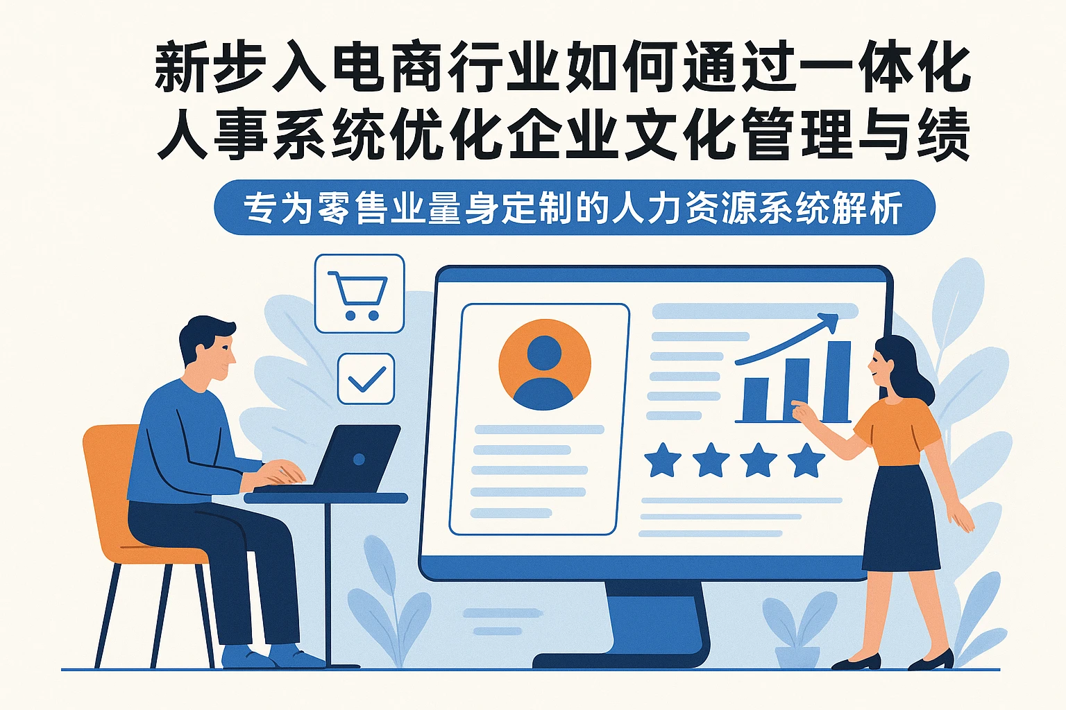 新步入电商行业如何通过一体化人事系统优化企业文化管理与绩效 —— 专为零售业量身定制的人力资源系统解析