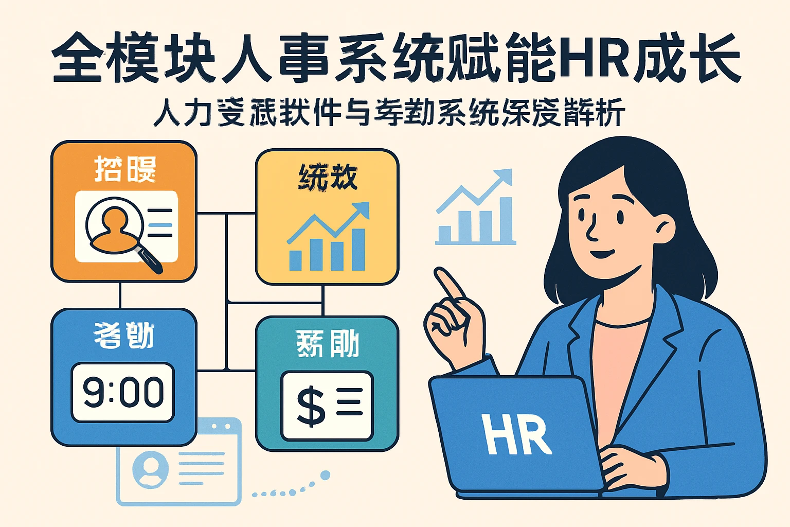 全模块人事系统赋能HR成长——人力资源软件与考勤系统深度解析