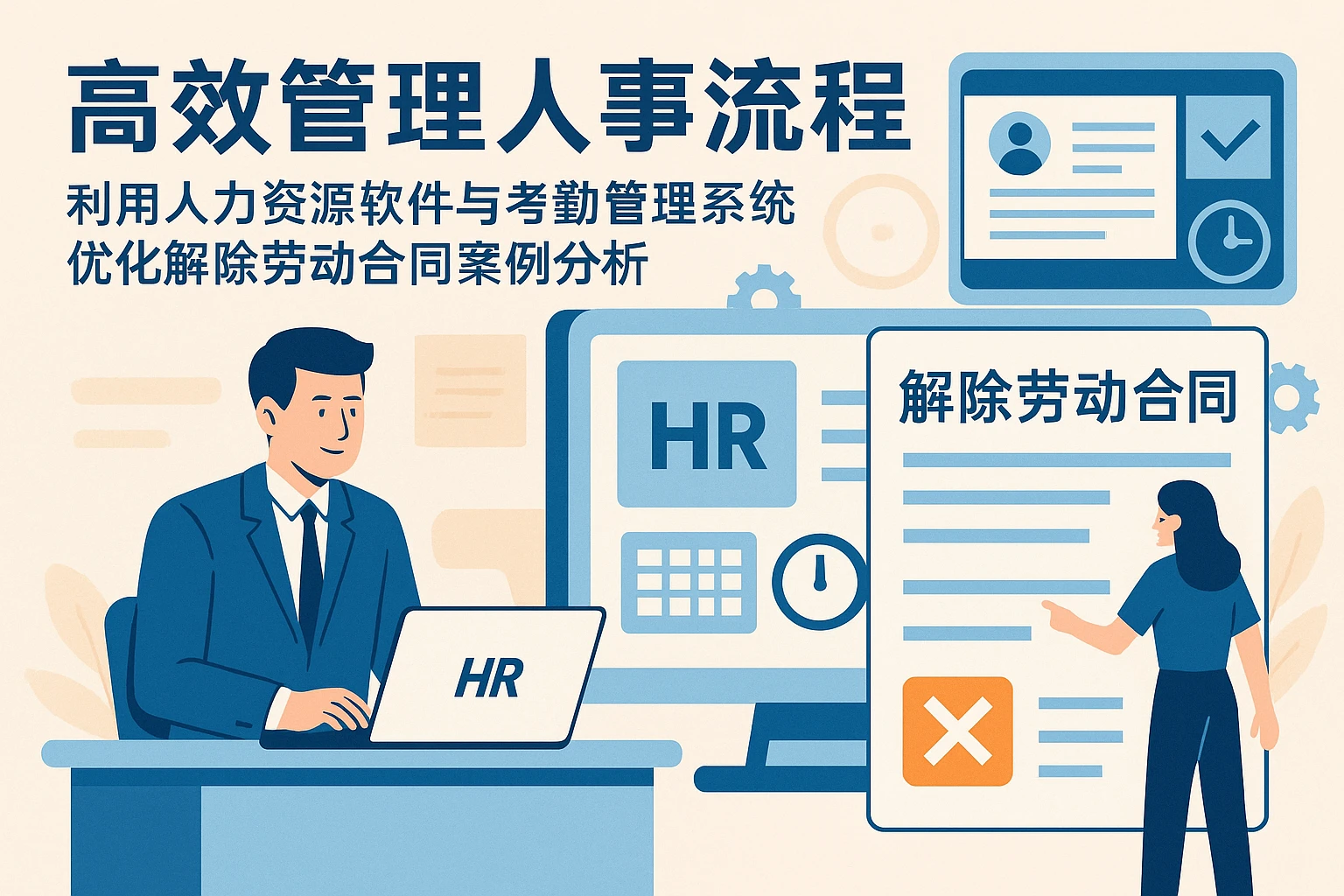 高效管理人事流程：利用人力资源软件与考勤管理系统优化解除劳动合同案例分析