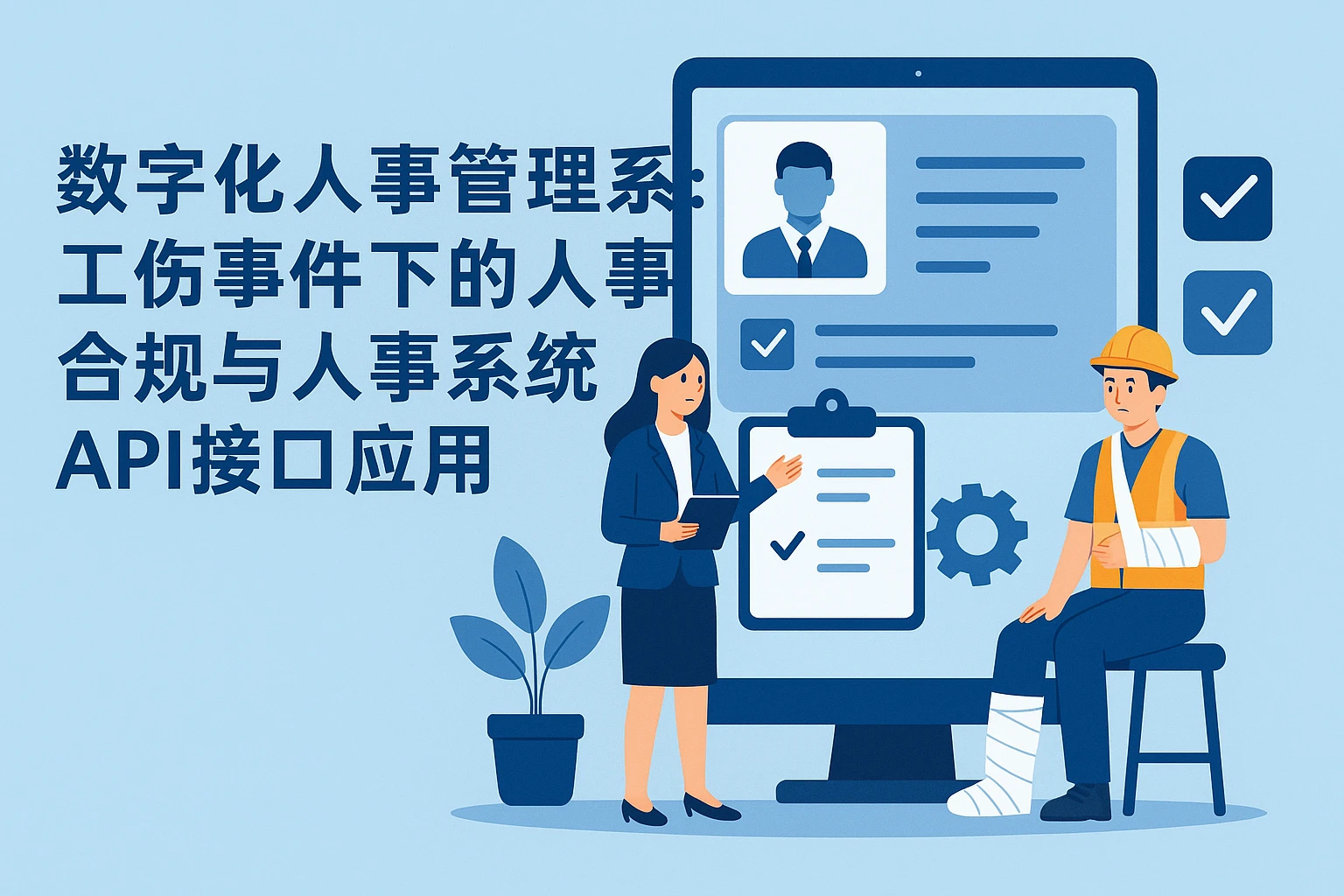 数字化人事管理系统：工伤事件下的人事合规与人事系统API接口应用