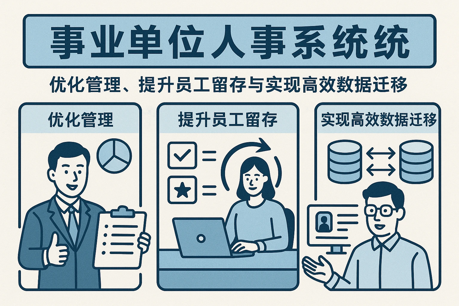 事业单位人事系统：优化管理、提升员工留存与实现高效数据迁移的实践探索