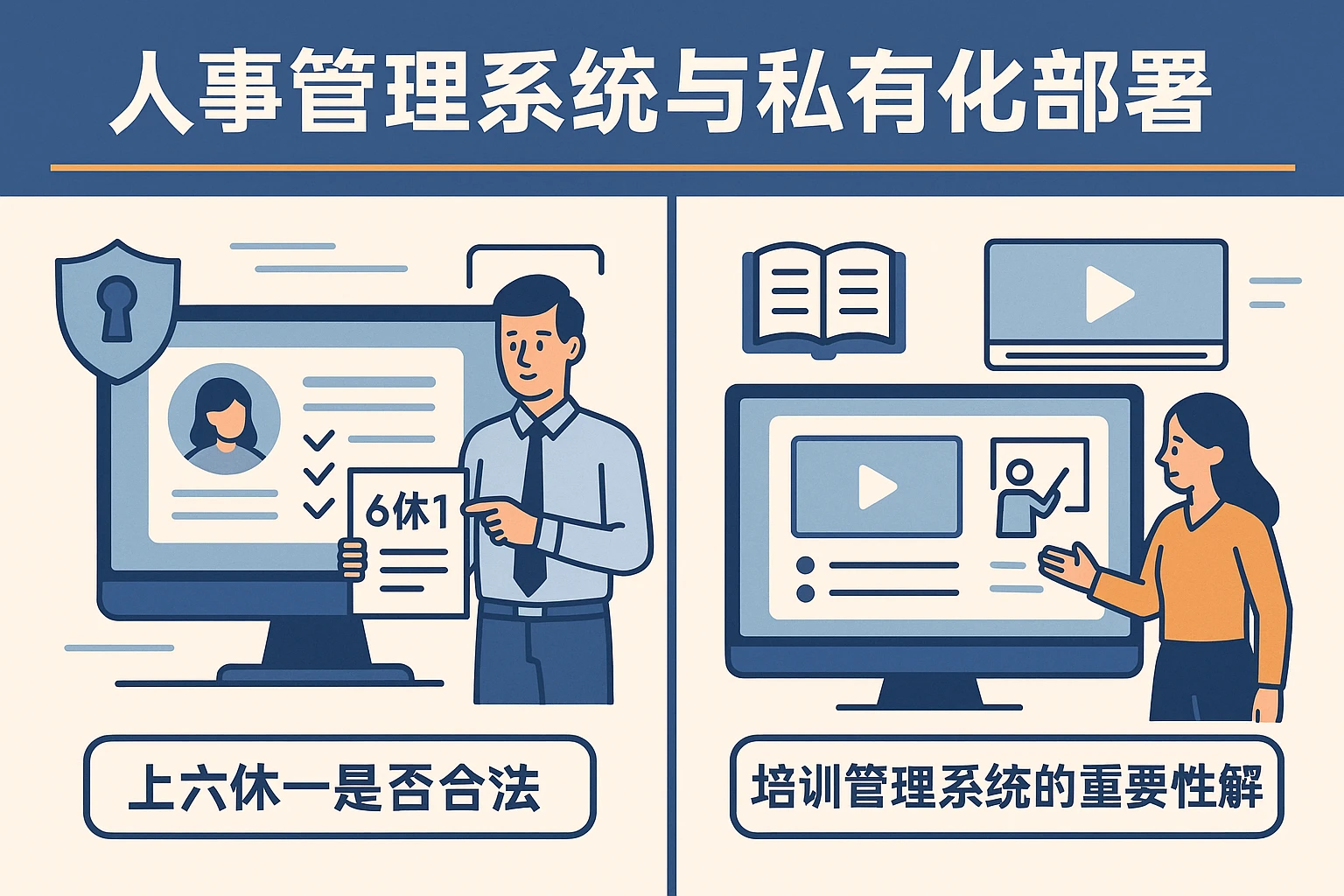 人事管理系统与私有化部署：上六休一是否合法及培训管理系统的重要性解析