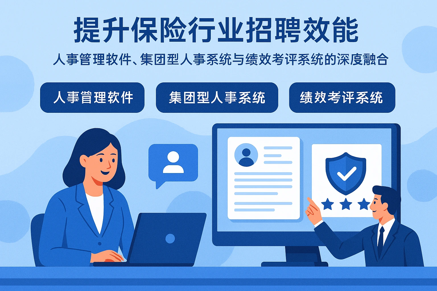 提升保险行业招聘效能:人事管理软件、集团型人事系统与绩效考评系统的深度融合