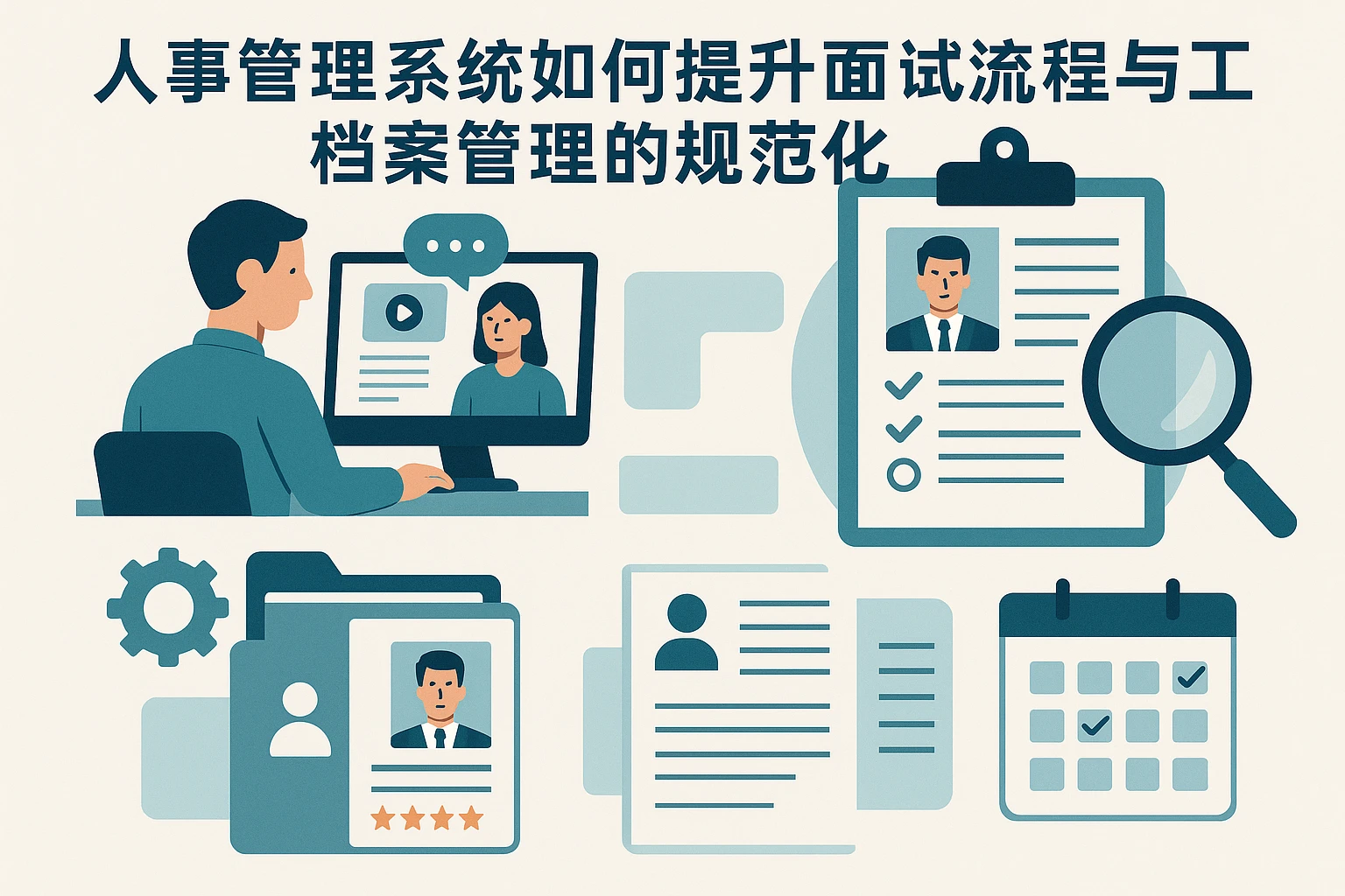 人事管理系统如何提升面试流程与员工档案管理的规范化