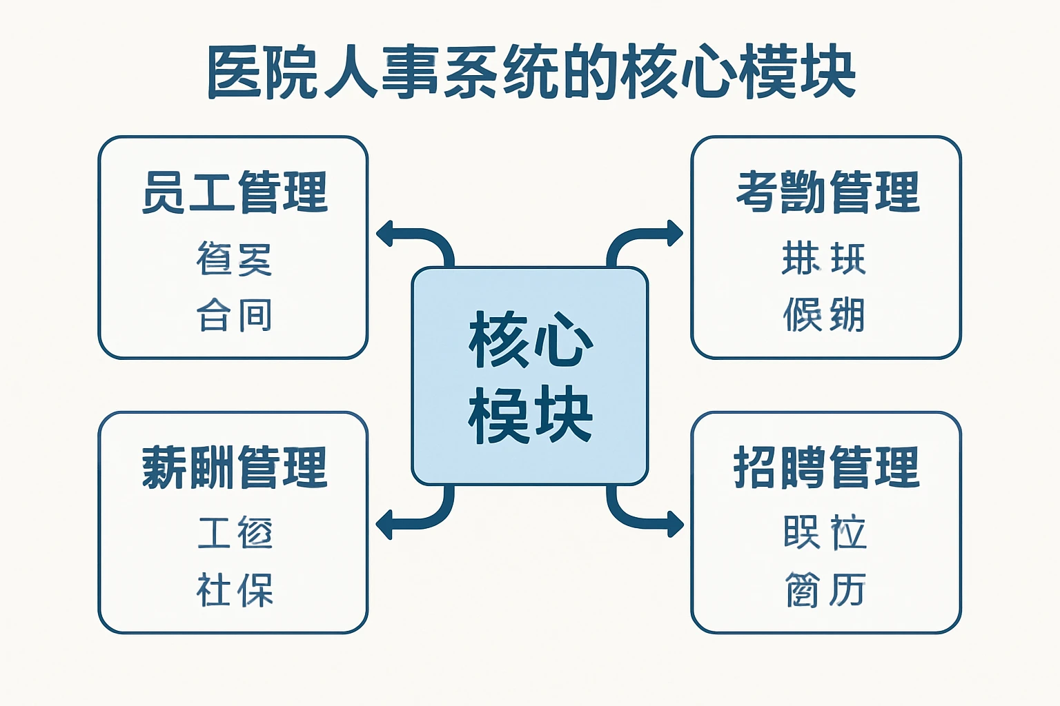 医院人事系统的核心模块