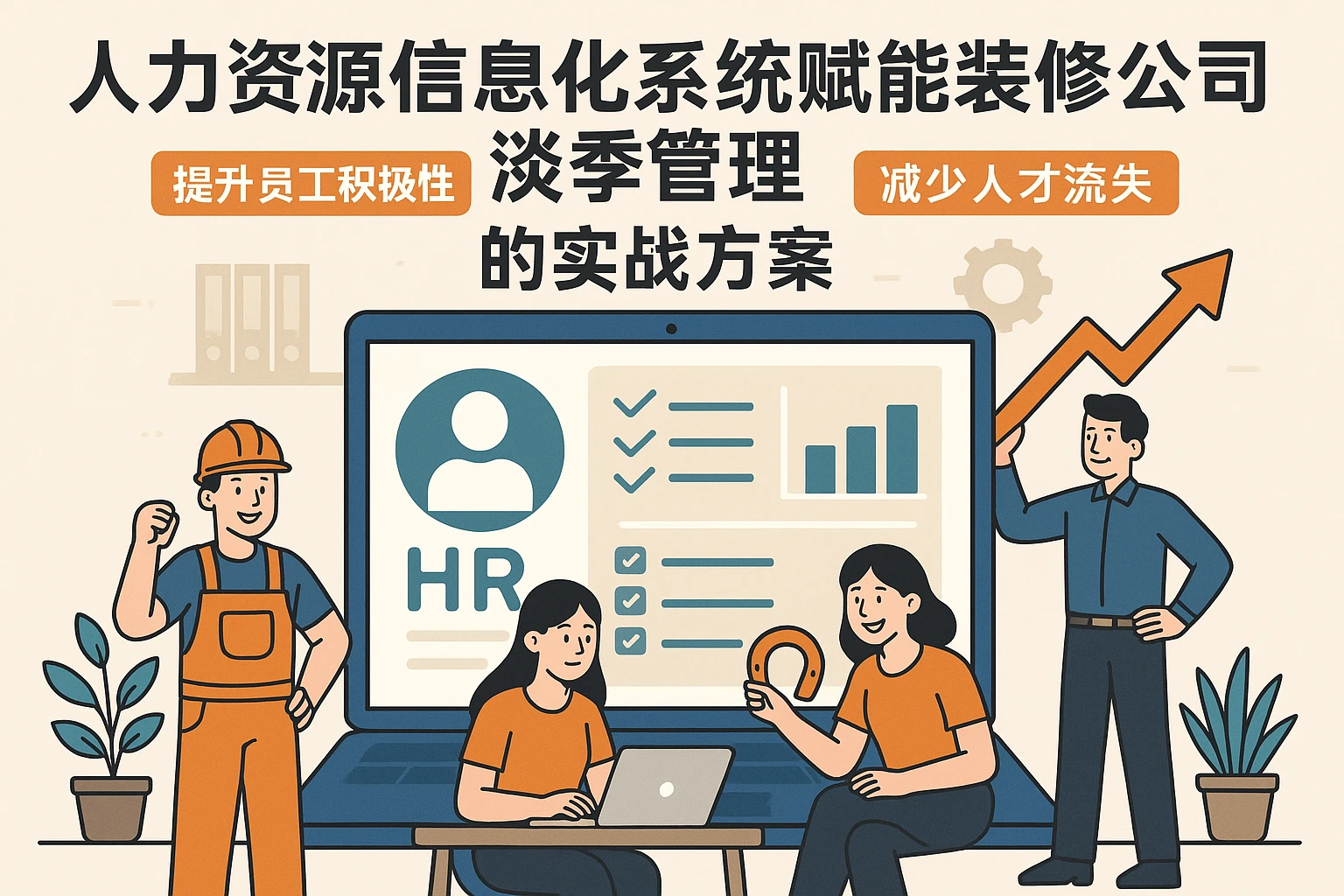 人力资源信息化系统赋能装修公司淡季管理：提升员工积极性与减少人才流失的实战方案