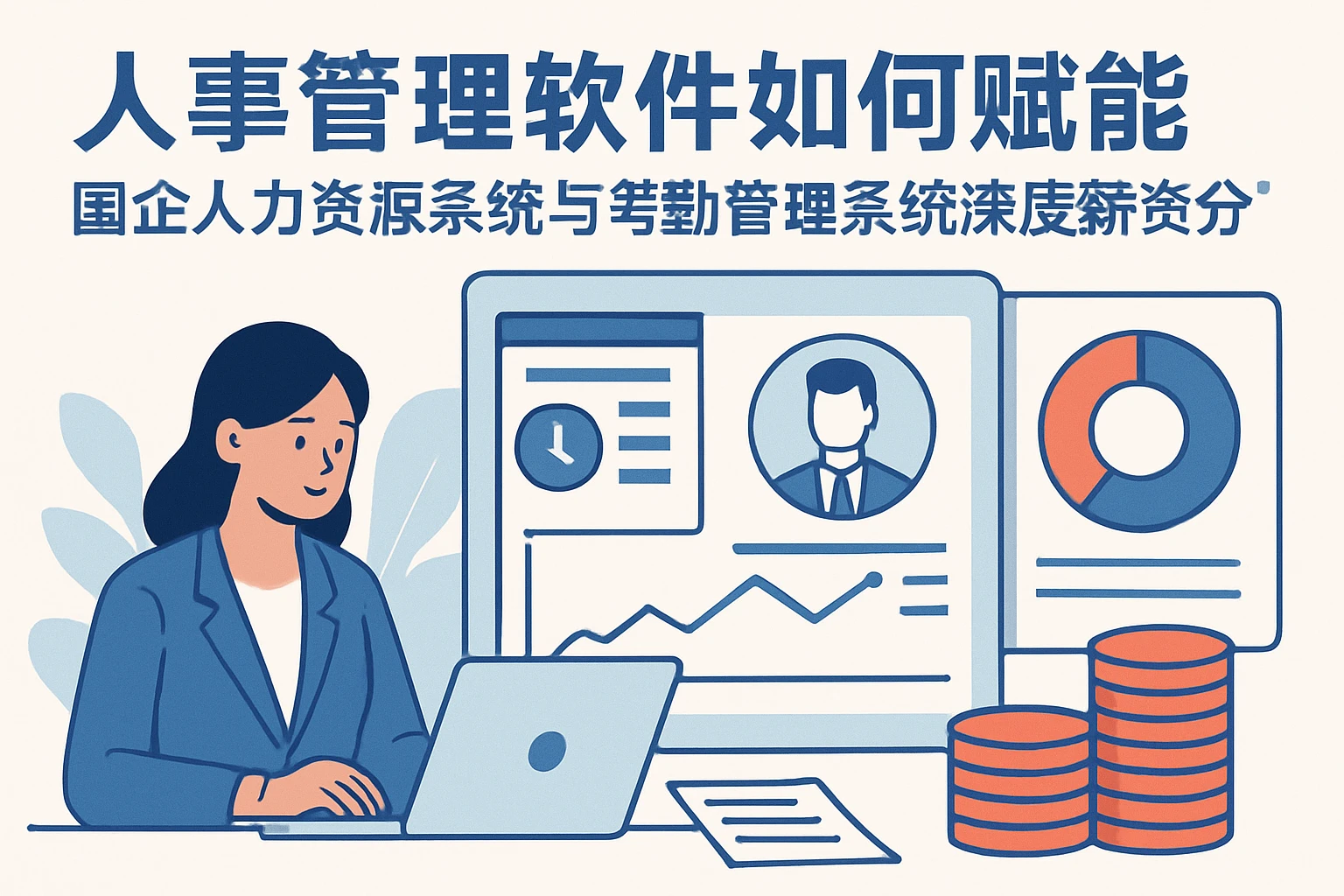 人事管理软件如何赋能国企人力资源系统与考勤管理系统深度薪资分析