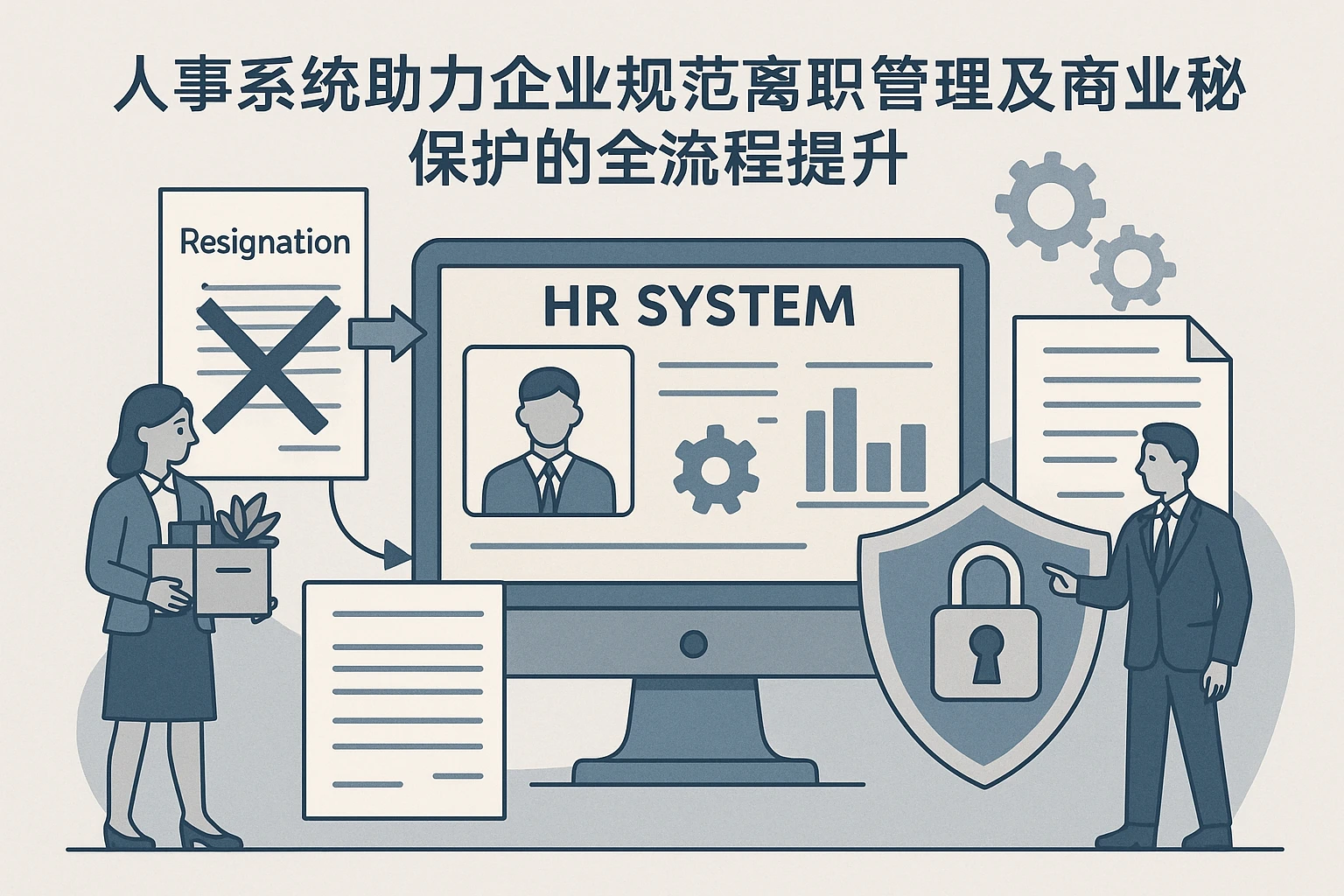人事系统助力企业规范离职管理及商业秘密保护的全流程提升