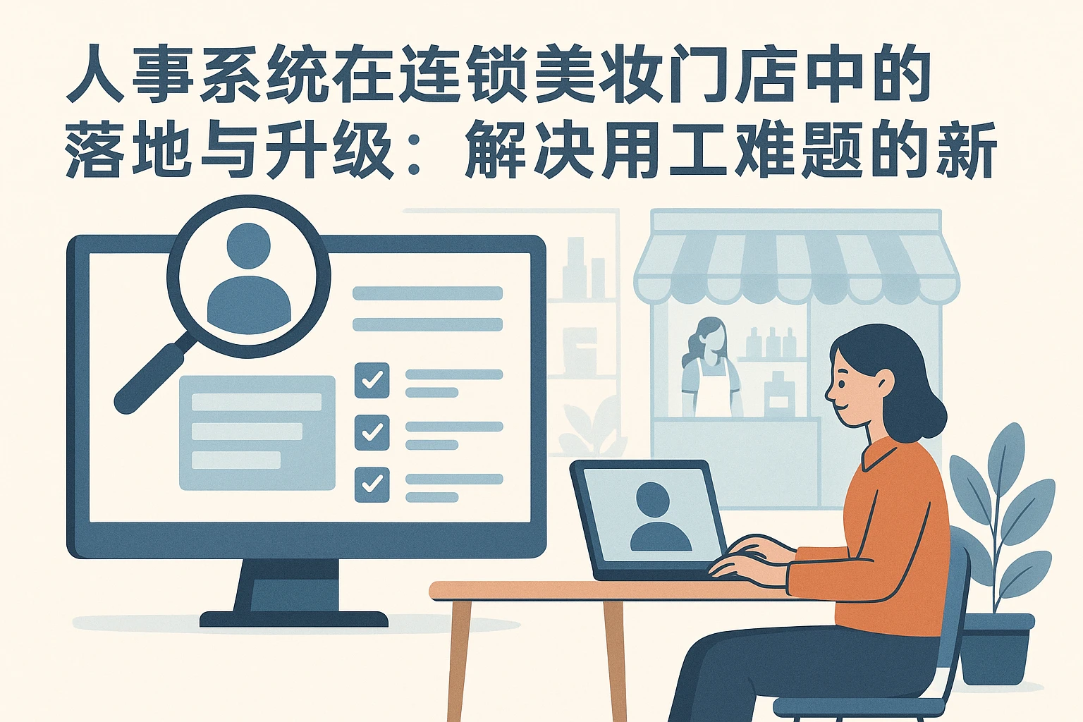 人事系统在连锁美妆门店中的落地与升级：解决用工难题的创新路径