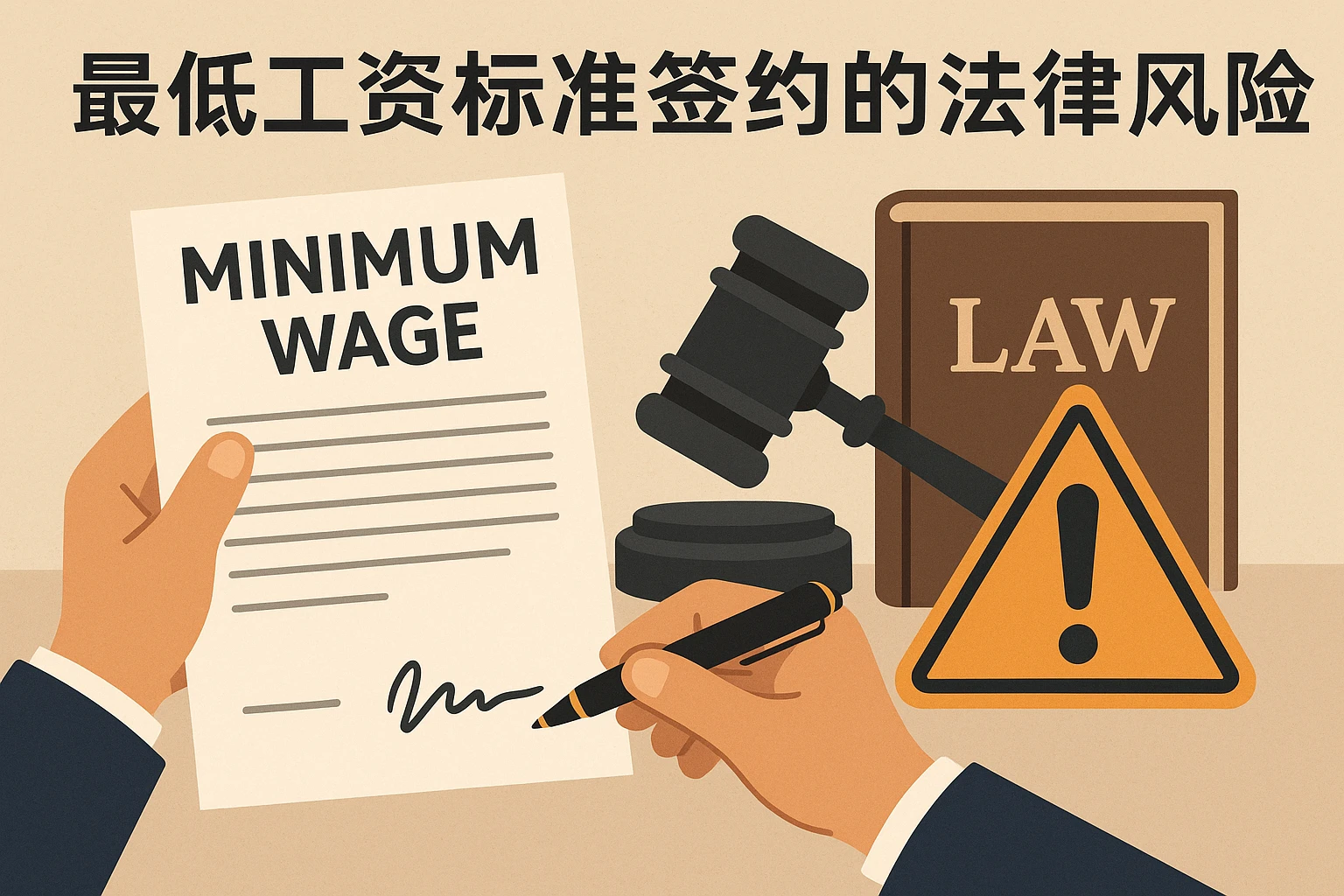 最低工资标准签约的法律风险