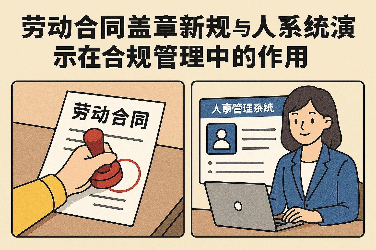 人事管理系统篇:劳动合同盖章新规与人事系统演示在合规管理中的作用