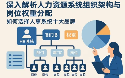 深入解析人力资源系统组织架构与岗位权重分配——如何选择人事系统十大品牌