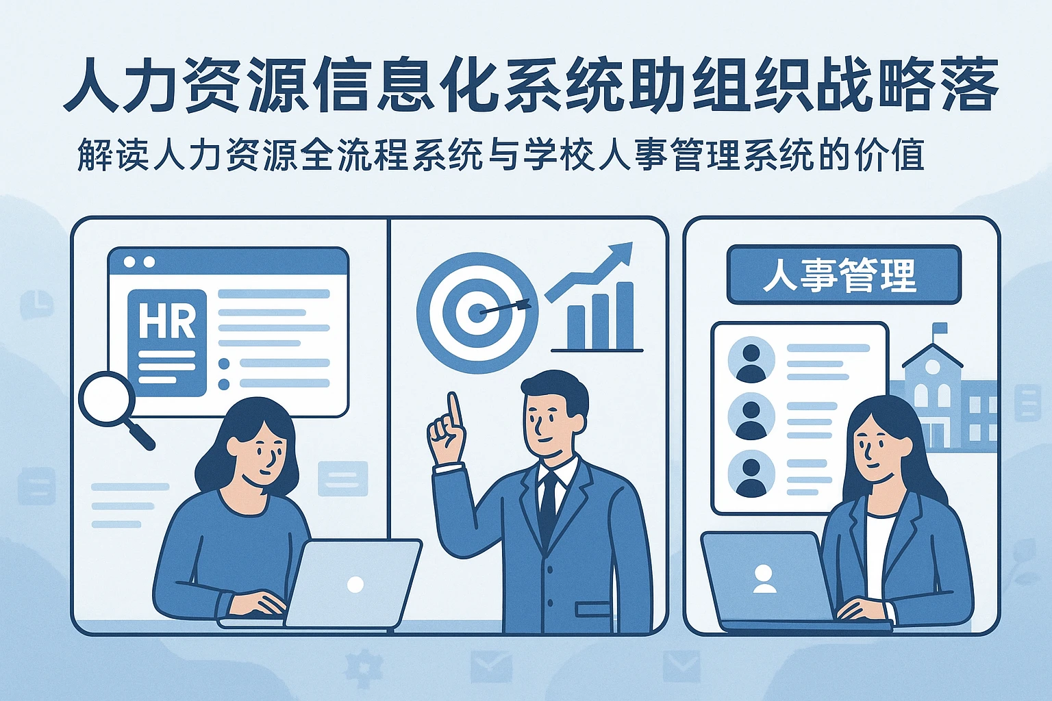 人力资源信息化系统助力组织战略落地：解读人力资源全流程系统与学校人事管理系统的价值