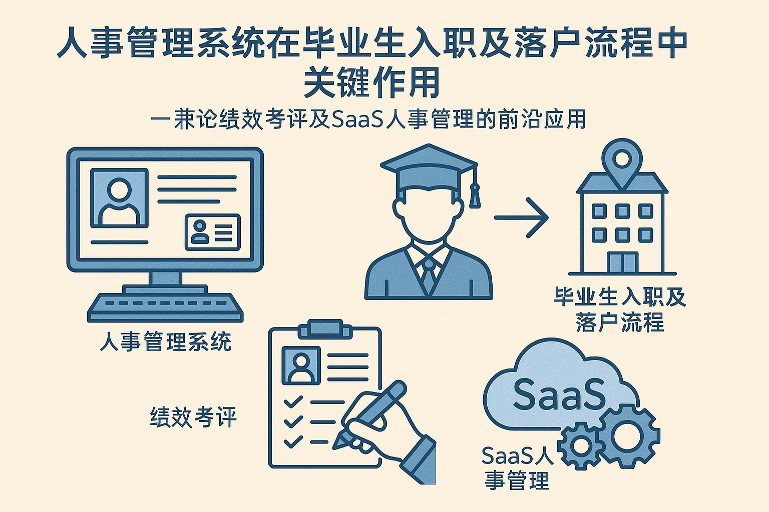 人事管理系统在毕业生入职及落户流程中的关键作用——兼论绩效考评及SaaS人事管理的前沿应用