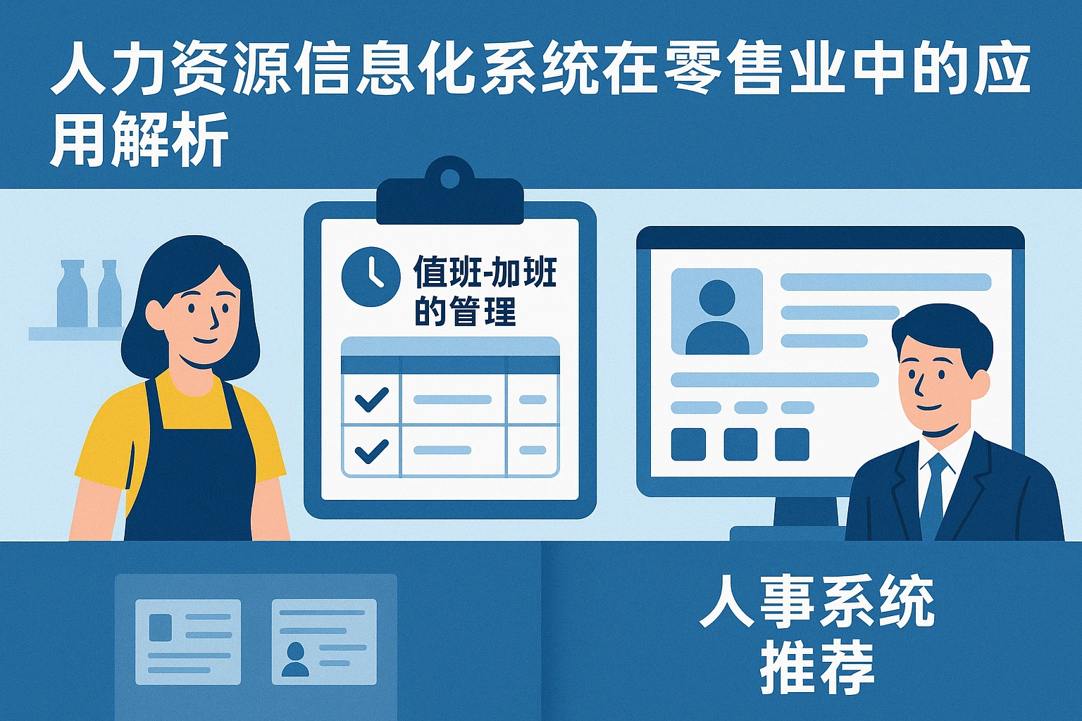 人力资源信息化系统在零售业中的应用解析——值班与加班的管理与人事系统推荐