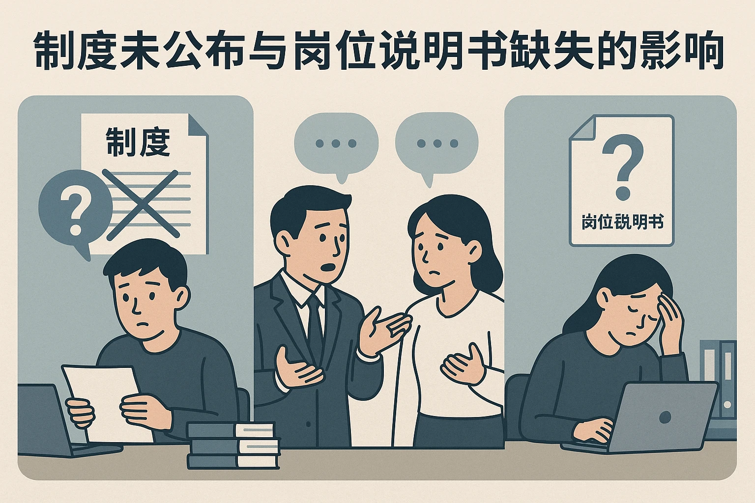 制度未公布与岗位说明书缺失的影响