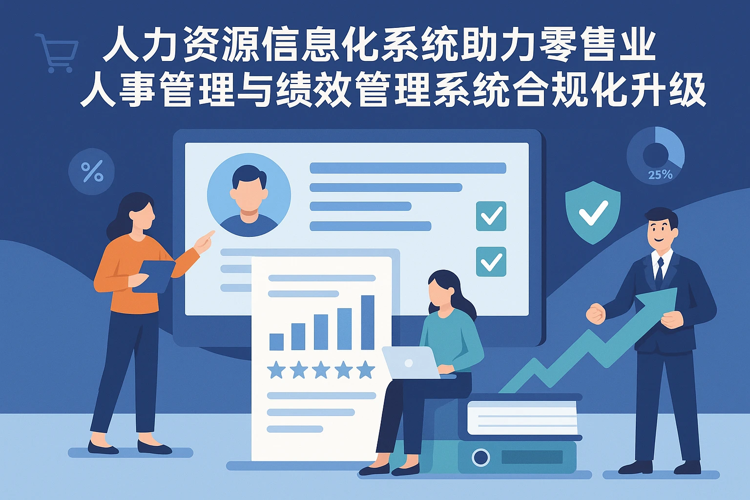 人力资源信息化系统助力零售业人事管理与绩效管理系统合规化升级