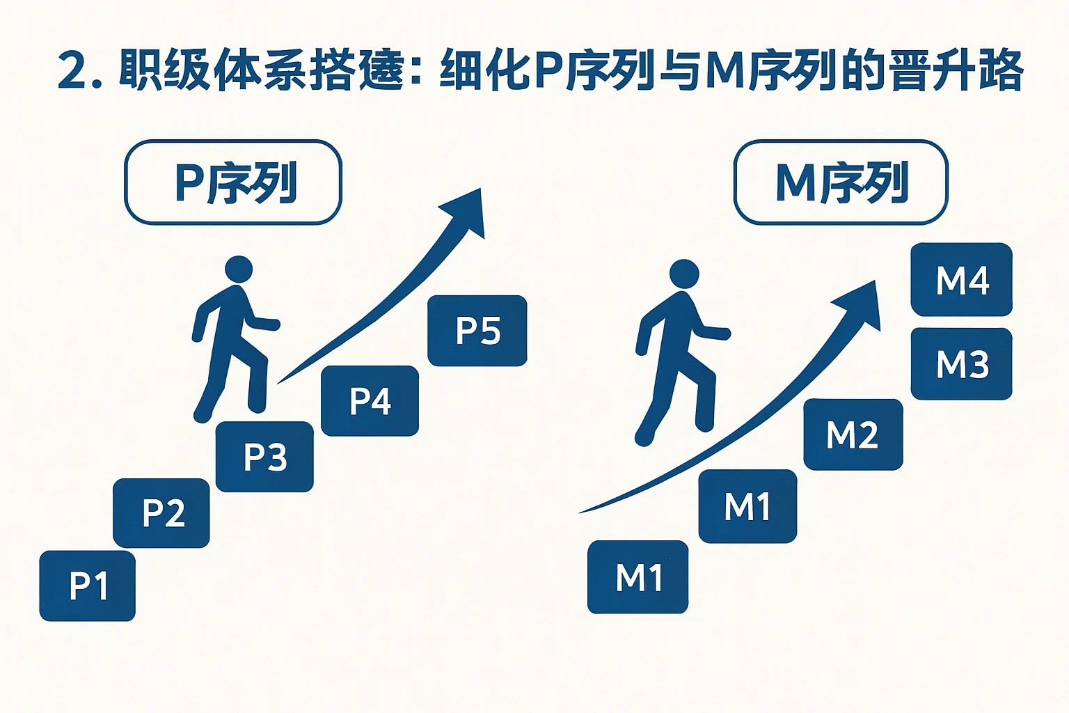 2. 职级体系搭建：细化P序列与M序列的晋升通路