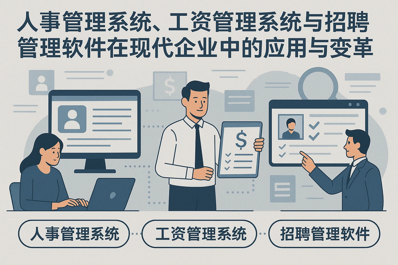 人事管理系统、工资管理系统与招聘管理软件在现代企业中的应用与变革