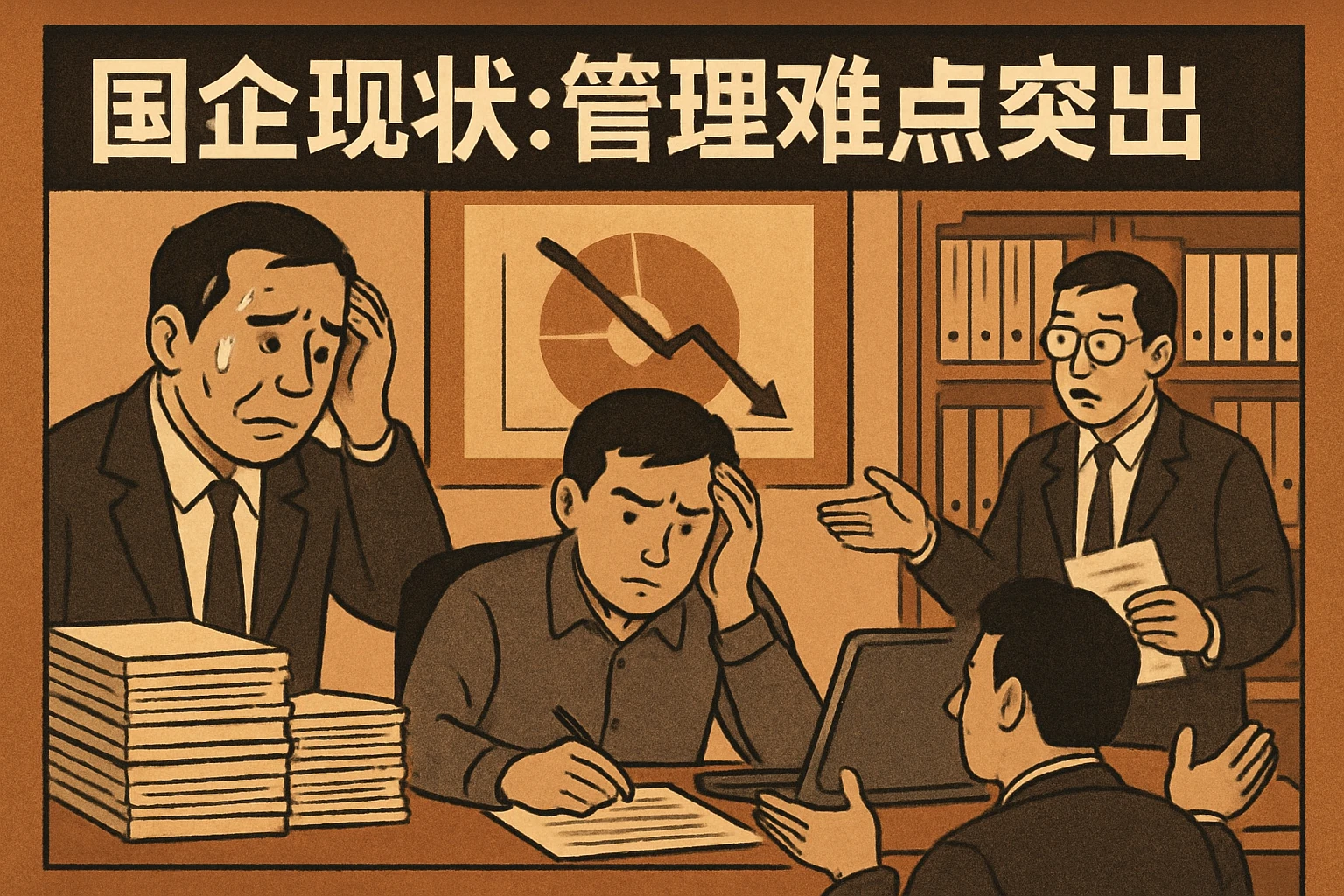 国企现状：管理难点突出