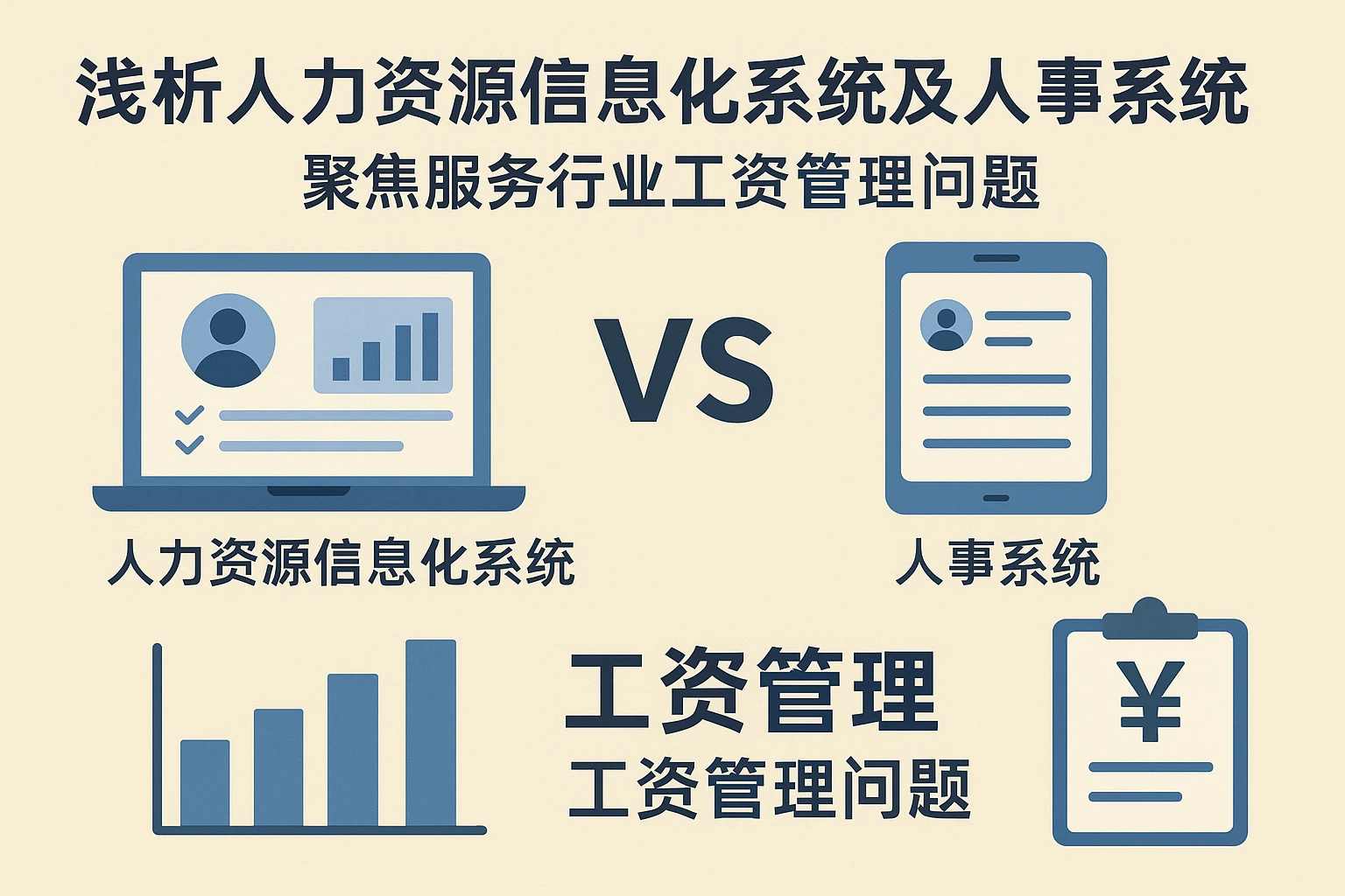 浅析人力资源信息化系统及人事系统对比，聚焦服务行业工资管理问题