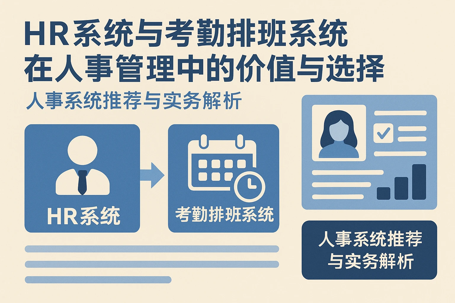 HR系统与考勤排班系统在人事管理中的价值与选择——人事系统推荐与实务解析