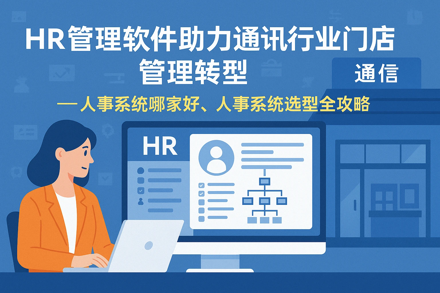 HR管理软件助力通讯行业门店管理转型——人事系统哪家好，人事系统选型全攻略