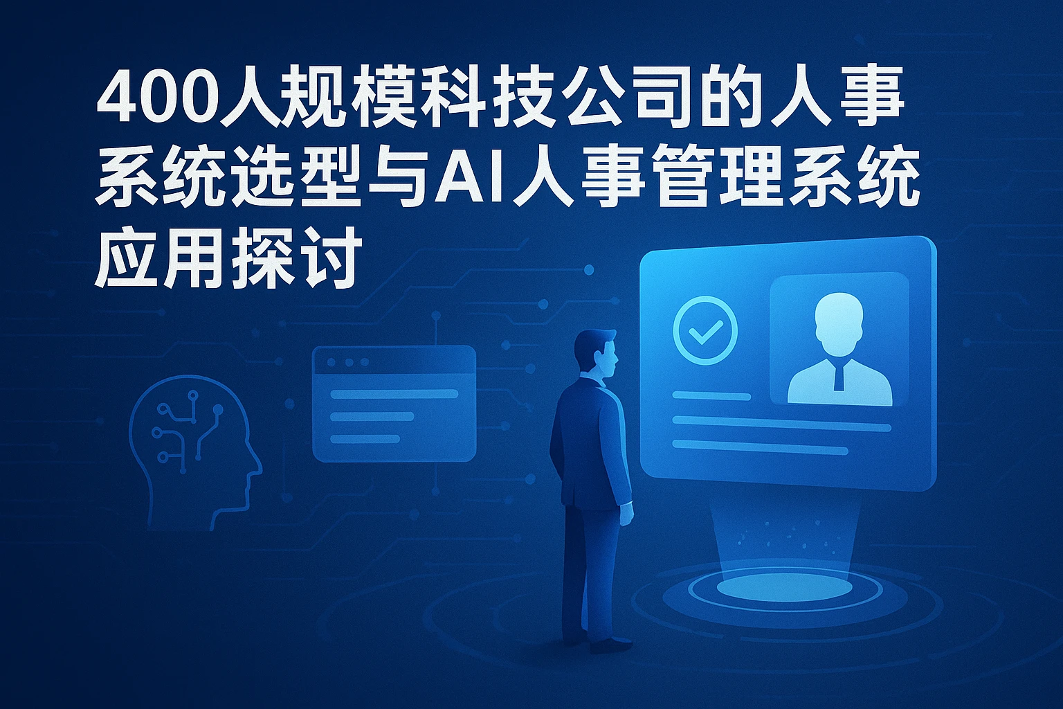 400人规模科技公司的人事系统选型与AI人事管理系统应用探讨