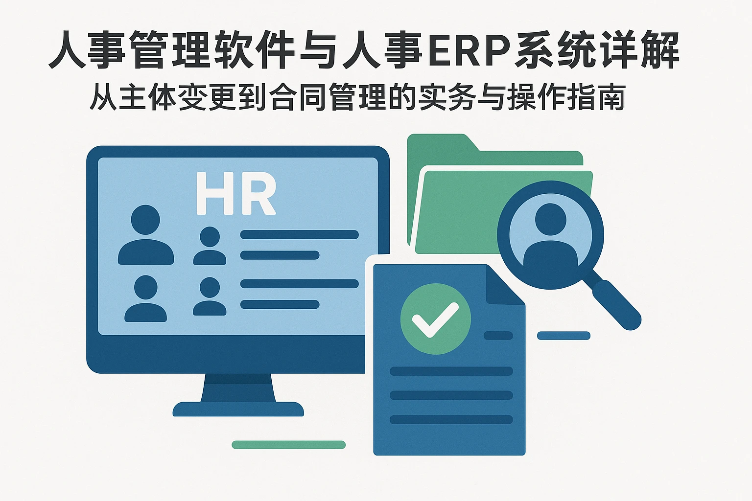 人事管理软件与人事ERP系统详解：从主体变更到合同管理的实务与操作指南