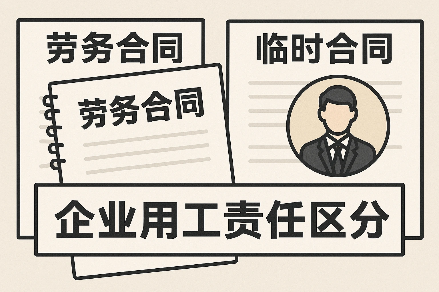 劳务合同、临时合同与企业用工责任区分