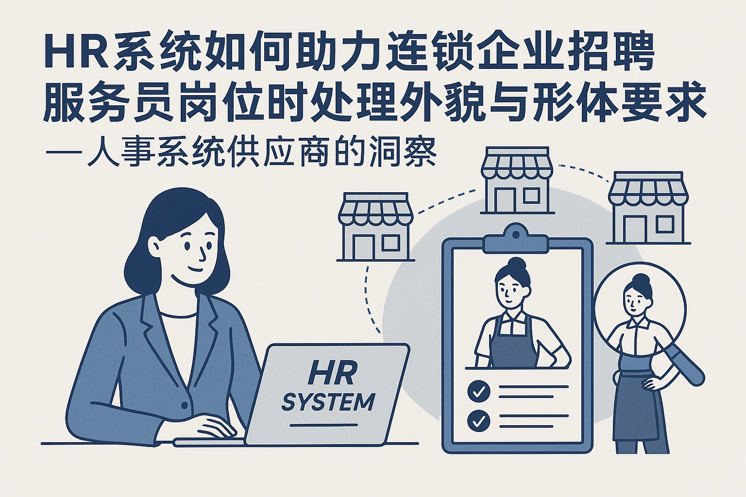 HR系统如何助力连锁企业招聘服务员岗位时处理外貌与形体要求——人事系统供应商的洞察
